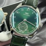 IWC Portuguese IW358310 (2024) - Green dial 40 mm Steel case (1/8)