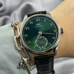 IWC Portuguese IW358310 (2024) - Groen wijzerplaat 40mm Staal (8/8)