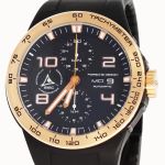 Porsche Design Flat Six P6340 (2010) - Black dial 44 mm Gold/Steel case (1/6)