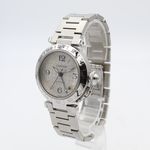 Cartier Pasha C W31029M7 (2001) - Silver dial 35 mm Steel case (3/8)