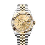 Rolex Sky-Dweller 336933 (2026) - Champagne dial 42 mm Gold/Steel case (1/2)
