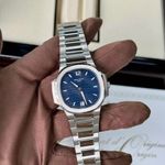 Patek Philippe Nautilus 7118/1A-001 (2024) - Blue dial 35 mm Steel case (3/8)