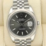 Rolex Datejust 41 126334 (2024) - Grijs wijzerplaat 41mm Staal (1/8)