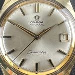 Omega Seamaster 166.010-63 SC (1963) - White dial 35 mm Gold/Steel case (8/8)