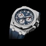 Audemars Piguet Royal Oak Offshore Chronograph 26420TI.OO.A027CA.01 (2025) - Blue dial 43 mm Titanium case (2/8)