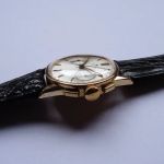 Zenith Vintage `146 (1956) - Silver dial 35 mm Yellow Gold case (5/8)