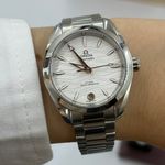 Omega Seamaster Aqua Terra 220.10.34.20.02.001 (2024) - Zilver wijzerplaat 34mm Staal (8/8)