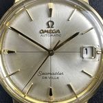 Omega Seamaster 166.020 (1963) - White dial 34 mm Gold/Steel case (8/8)