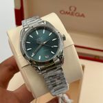 Omega Seamaster Aqua Terra 220.10.34.20.10.001 (2023) - Blue dial 34 mm Steel case (5/8)