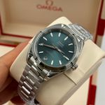 Omega Seamaster Aqua Terra 220.10.34.20.10.001 (2023) - Blue dial 34 mm Steel case (4/8)