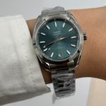 Omega Seamaster Aqua Terra 220.10.34.20.10.001 (2023) - Blue dial 34 mm Steel case (8/8)