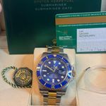 Rolex Submariner Date 116613LB (2017) - Blauw wijzerplaat 40mm Goud/Staal (1/1)