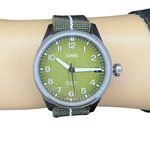 Oris Miles Tonneau 01 751 7761 4187-Set (2022) - Groen wijzerplaat 41mm Staal (2/8)