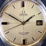 Omega Seamaster Cosmic 166.026 (1970) - Gold dial 36 mm Gold/Steel case (8/8)