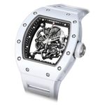 Richard Mille RM 055 RM055 (2018) - Transparant wijzerplaat 43mm Keramiek (1/1)