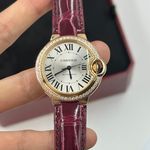 Cartier Ballon Bleu 33mm WJBB0033 (2023) - Zilver wijzerplaat 33mm Roségoud (7/8)