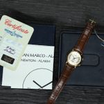 Ulysse Nardin Vintage 601-77 (1995) - Silver dial 38 mm Yellow Gold case (4/8)