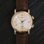 Ulysse Nardin Vintage 601-77 (1995) - Silver dial 38 mm Yellow Gold case (2/8)