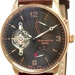 Zeno Watch ZENO Tourbillon 6791TT-RG-f1 (2024) - Zwart wijzerplaat 44mm Staal (1/1)