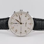 IWC Portuguese Chronograph IW3714 (2015) - White dial 41 mm Steel case (3/5)