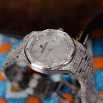 Audemars Piguet Royal Oak Lady 67650ST.OO.1261ST.01 (Unknown (random serial)) - Black dial 33 mm Steel case (7/8)