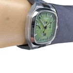 Glashütte Original Seventies Chronograph Panorama Date 1-37-02-09-02-63 (2024) - Green dial 40 mm Steel case (5/8)