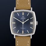 Omega Genève 162.010 (1968) - Blue dial 31 mm Steel case (1/8)