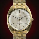 Omega Constellation 168.017 (1966) - White dial 35 mm Gold/Steel case (1/8)