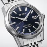 Seiko King KS01SD7 (2023) - Blauw wijzerplaat 39mm Staal (2/8)