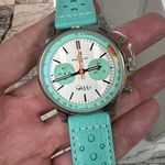 Breitling Top Time AB01768A1A1X1 (2025) - Turquoise wijzerplaat 41mm Staal (2/2)