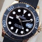 Rolex Yacht-Master 42 226658 (2023) - Black dial 42 mm Yellow Gold case (1/8)