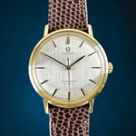 Omega Seamaster 135.020 (1964) - White dial 34 mm Yellow Gold case (1/8)