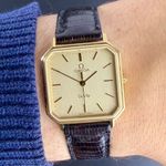 Omega De Ville 191.0192 (1982) - Champagne wijzerplaat 40mm Goud/Staal (2/8)