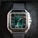 Cartier Santos WSSA0055 (2025) - Green dial 40 mm Steel case (7/8)