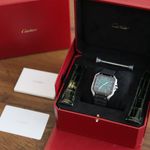 Cartier Santos WSSA0055 (2025) - Green dial 40 mm Steel case (8/8)