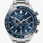 TAG Heuer Carrera CBN2A1A.BA0643 (2024) - Blauw wijzerplaat 44mm Staal (1/1)