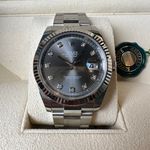 Rolex Datejust 41 126334 (2024) - Grijs wijzerplaat 41mm Staal (1/8)