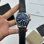 IWC Pilot Mark IW328203 (2023) - Blauw wijzerplaat 40mm Staal (5/8)