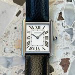 Cartier Tank Solo WSTA0028 (2020) - White dial 27 mm Steel case (3/8)