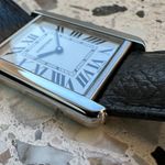 Cartier Tank Solo WSTA0028 (2020) - White dial 27 mm Steel case (4/8)