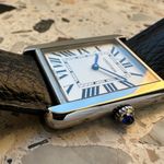 Cartier Tank Solo WSTA0028 (2020) - White dial 27 mm Steel case (7/8)