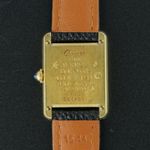 Cartier Tank Vermeil 5057001 (1990) - Champagne wijzerplaat 20mm Zilver (4/8)