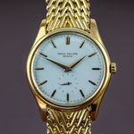 Patek Philippe Calatrava 2526 (1953) - White dial 36 mm Yellow Gold case (6/8)