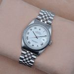 Rolex Datejust 36 16220 (1989) - Wit wijzerplaat 36mm Staal (1/8)