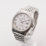 Rolex Datejust 36 16220 (1989) - Wit wijzerplaat 36mm Staal (3/8)