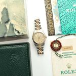 Rolex Datejust 31 68273 (1990) - Champagne wijzerplaat 31mm Goud/Staal (8/8)