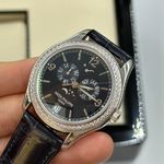 Patek Philippe Annual Calendar 5147G-001 (2024) - Black dial 39 mm White Gold case (8/8)