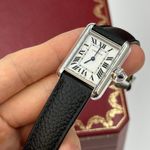 Cartier Tank WSTA0042 (2023) - Zilver wijzerplaat 30mm Staal (8/8)