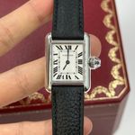 Cartier Tank WSTA0042 (2023) - Zilver wijzerplaat 30mm Staal (7/8)