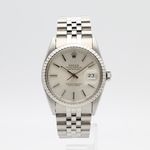 Rolex Datejust 36 16030 (1985) - Zilver wijzerplaat 36mm Staal (1/8)